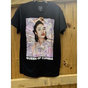 Queen Of Cumbia Selena T-Shirt Men's Medium NWOT‎ La Reina De Cumbia Camiseta